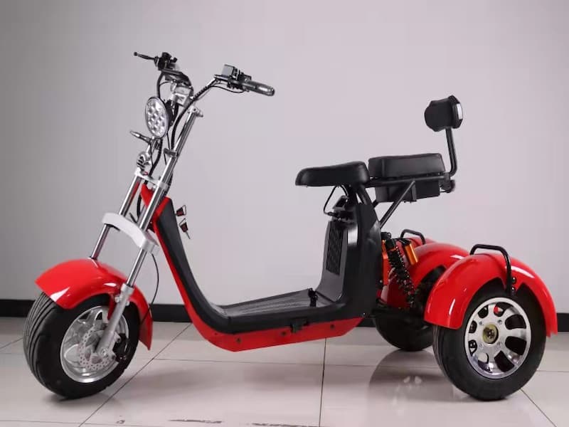 Electric Fat Tire 3 Wheel Scooter