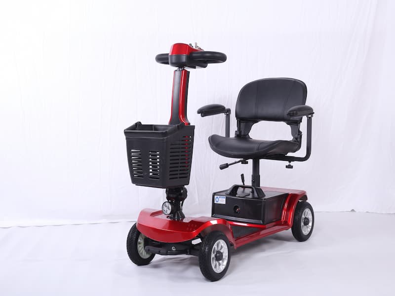 S02 24V 250W com scooter de mobilidade com pneu sólido de 8"